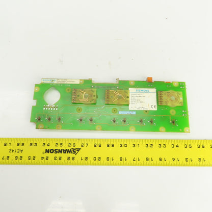 Siemens 6FC3478-3EF20 6FX1124-2BA00 Operator Control Panel Circuit Board