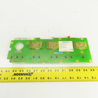 Siemens 6FC3478-3EF20 6FX1124-2BA00 Operator Control Panel Circuit Board