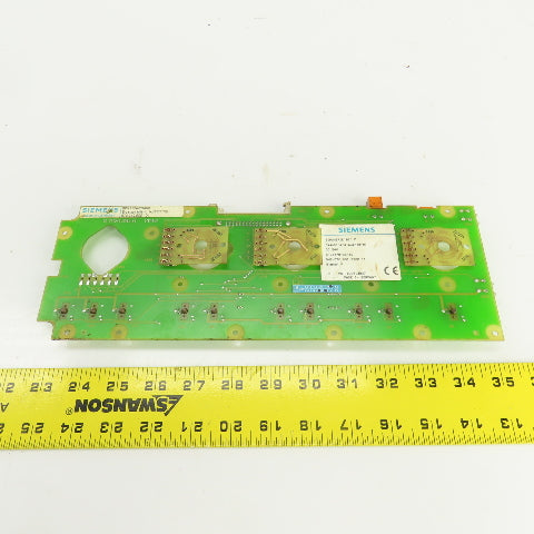 Siemens 6FC3478-3EF20 6FX1124-2BA00 Operator Control Panel Circuit Board