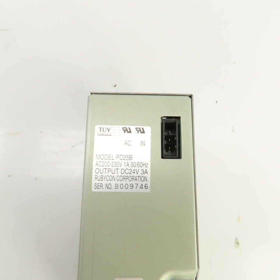 Rubycon PD25B 24VDC Power Supply 200-230VAC Input