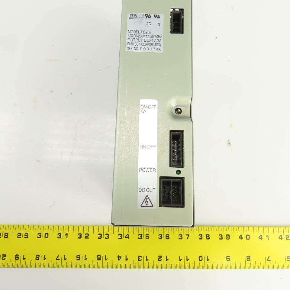 Rubycon PD25B 24VDC Power Supply 200-230VAC Input
