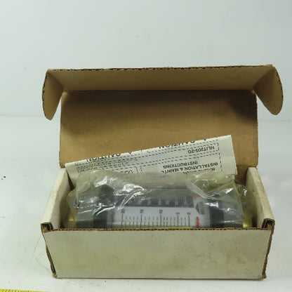 Hedland H705B-020 Mechanical Flowmeter: 3/4" FNPT Connection ?	2 to 20 gm Water