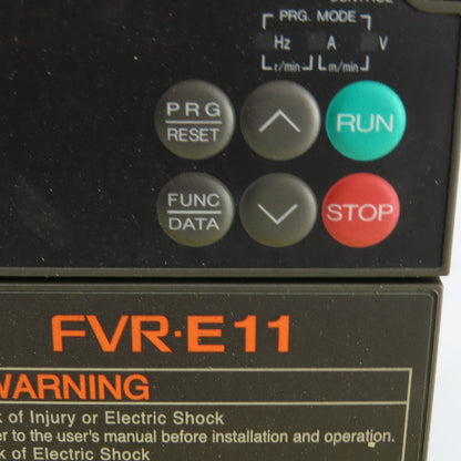 Fuji FVR0.75E11S-2KC FVR-E11 3PH Inverter 200-230V Input 1.9kVA 200-230V Output