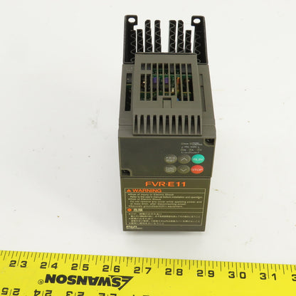 Fuji FVR0.75E11S-2KC FVR-E11 3PH Inverter 200-230V Input 1.9kVA 200-230V Output