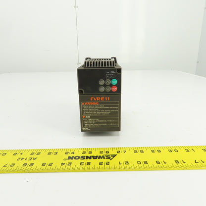 Fuji FVR0.75E11S-2KC FVR-E11 3PH Inverter 200-230V Input 1.9kVA 200-230V Output