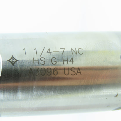 Cleveland 1-1/4"-7 NC Taper Tap Straight 4 Flute 2-5/8" LOC 5-3/4" OAL USA