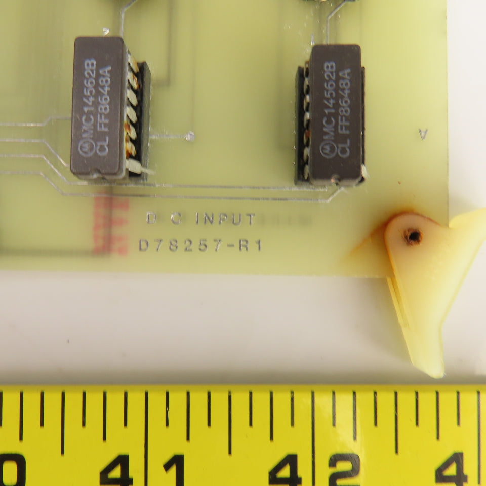D78257-R1 DC Input Circuit Board Heco 0388