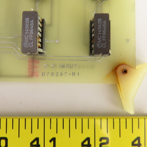 D78257-R1 DC Input Circuit Board Heco 0388