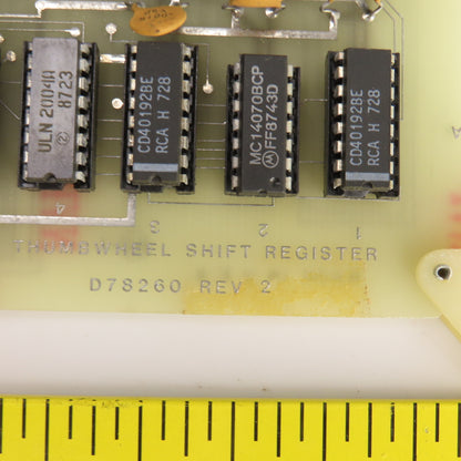 Kieffer Design D78260 Rev 2 Thumb Wheel Shift Resistor