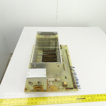 Timesavers D78262 Rev 2 Card #1 PLC 20 Slot CPU Rack Chassis W/Power Supply