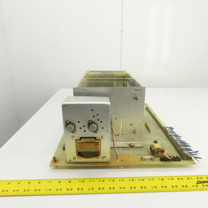 Timesavers D78262 Rev 2 Card #1 PLC 20 Slot CPU Rack Chassis W/Power Supply