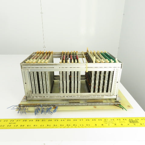 Timesavers D78263 Rev 2 Card #2 PLC 18 Slot CPU Rack Chassis W/Cards