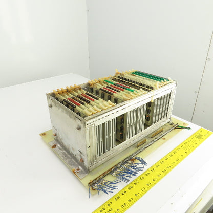 Timesavers D78263 Rev 2 Card #2 PLC 18 Slot CPU Rack Chassis W/Cards