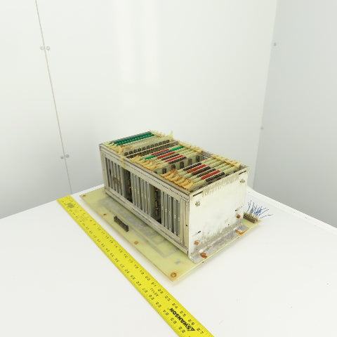 Timesavers D78263 Rev 2 Card #2 PLC 18 Slot CPU Rack Chassis W/Cards