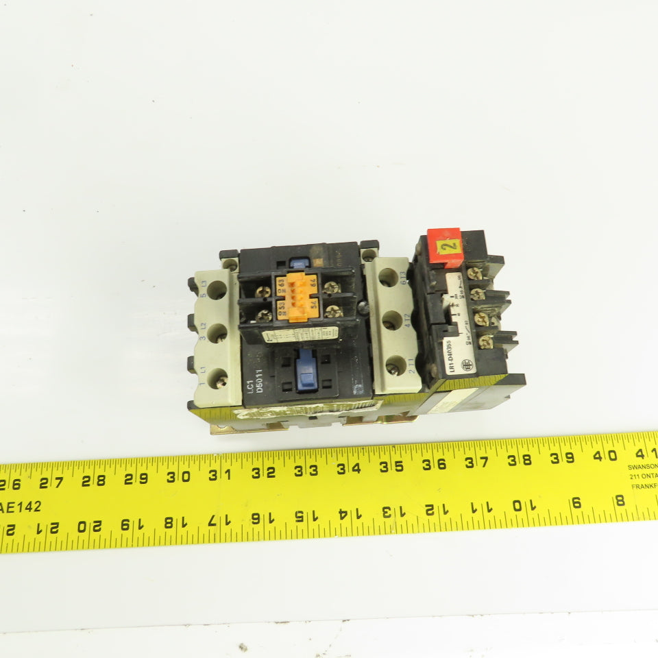 Telemecanique LC1 D5011 600V Contactor 120V Coil W/LR1-D40355 Overload