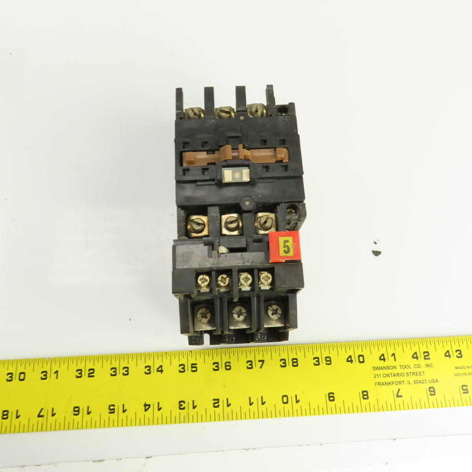 Telemecanique LC1 D503 600V Contactor 120V Coil W/LR-D40 353 Overload