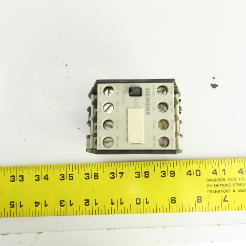 Siemens 3TH4262-0A 600V Contactor 120V Coil