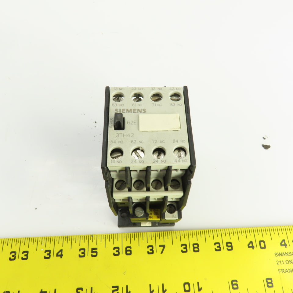Siemens 3TH4262-0A 600V Contactor 120V Coil