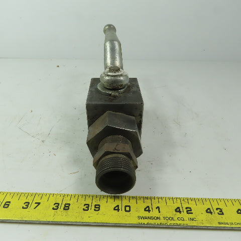 BKH 1" FNPT Carbon Steel Hydraulic Ball Valve 5000PSI