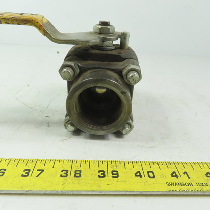 Worchester 11/4H4446YVSE 1-1/4" FNPT  Ball Valve CWO 4000 Trim 316 Body A105