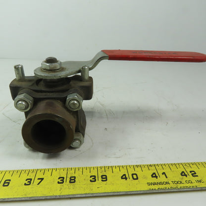 Worchester 1 H446YVSE R8 1" FNPT  Ball Valve CWO 4500 Trim 316 Body A105