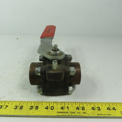 Worchester 1 H446YVSE R8 1" FNPT  Ball Valve CWO 4500 Trim 316 Body A105