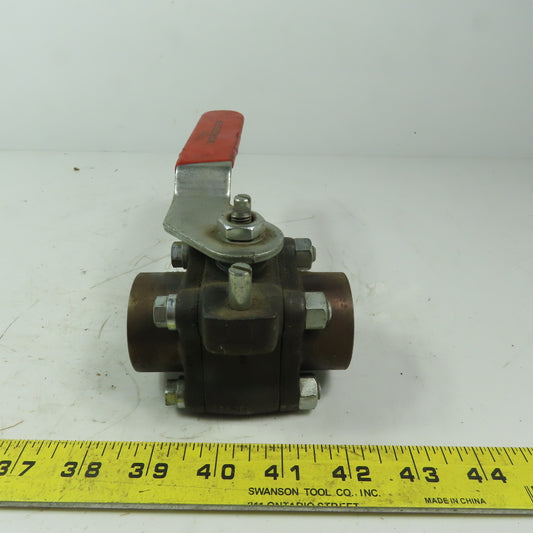 Worchester 1 H446YVSE R8 1" FNPT  Ball Valve CWO 4500 Trim 316 Body A105