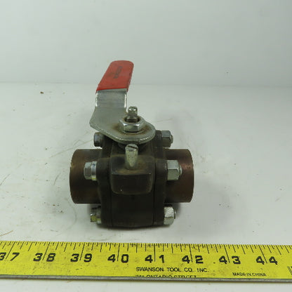 Worchester 1 H446YVSE R8 1" FNPT  Ball Valve CWO 4500 Trim 316 Body A105