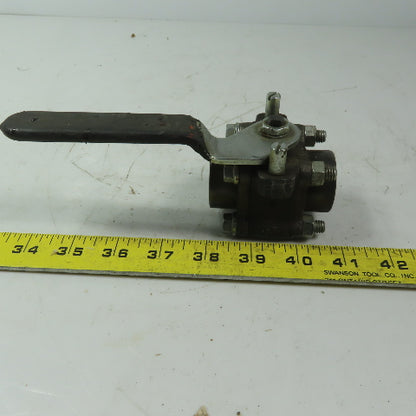 Worchester 1 H446YVSE 3/4" FNPT  Ball Valve CWO 4500 Trim 316 Body A105