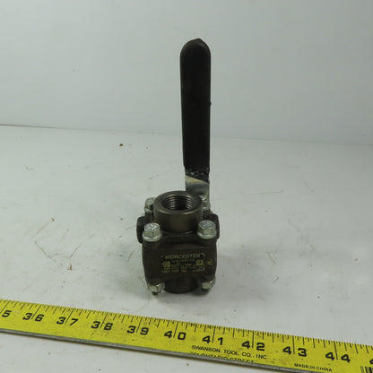 Worchester 1 H446YVSE 3/4" FNPT  Ball Valve CWO 4500 Trim 316 Body A105
