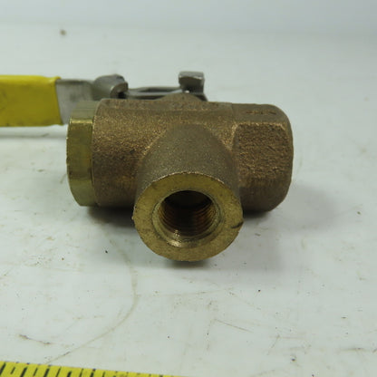 Apollo 1/4" FNPT 3 Way Ball Valve 600 WOG