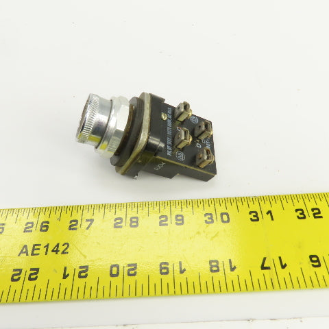Allen Bradley 600 VAC Momentary Contact Black Push Button Switch