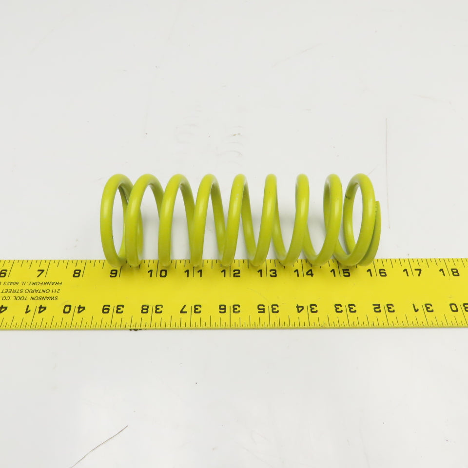 1-7/8" ID x 2-7/16" OD Round Wire Yellow Compression Spring 6-3/4" OAL