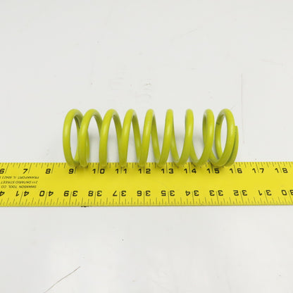 1-7/8" ID x 2-7/16" OD Round Wire Yellow Compression Spring 6-3/4" OAL