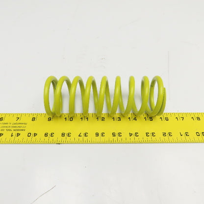 1-7/8" ID x 2-7/16" OD Round Wire Yellow Compression Spring 6-3/4" OAL