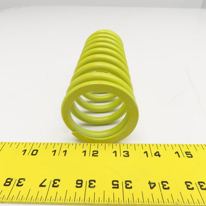 1-7/8" ID x 2-7/16" OD Round Wire Yellow Compression Spring 6-3/4" OAL