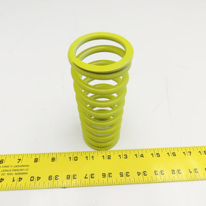1-7/8" ID x 2-7/16" OD Round Wire Yellow Compression Spring 6-3/4" OAL