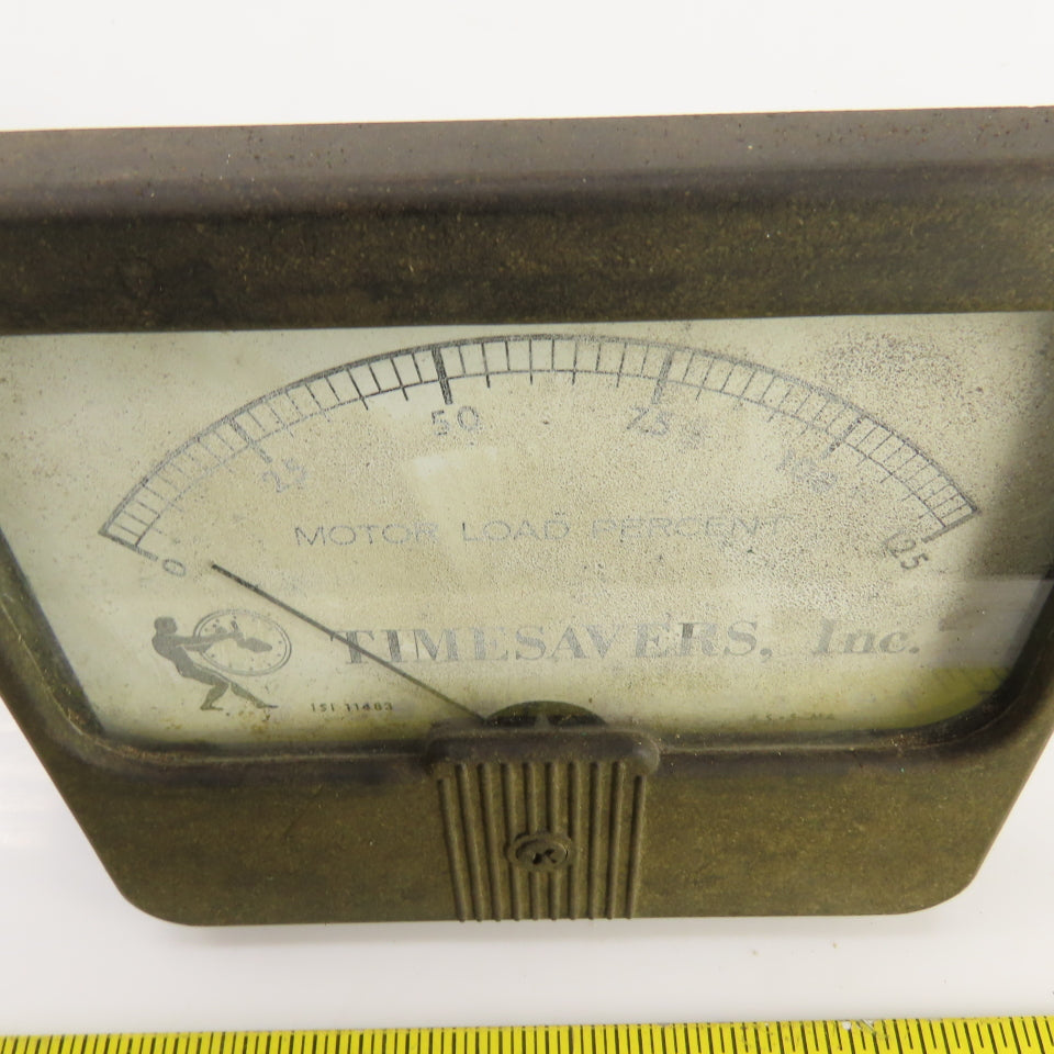 Timesavers Inc. 1S1 11483 FS-5 MA Motor Load Percent Gauge 0-125