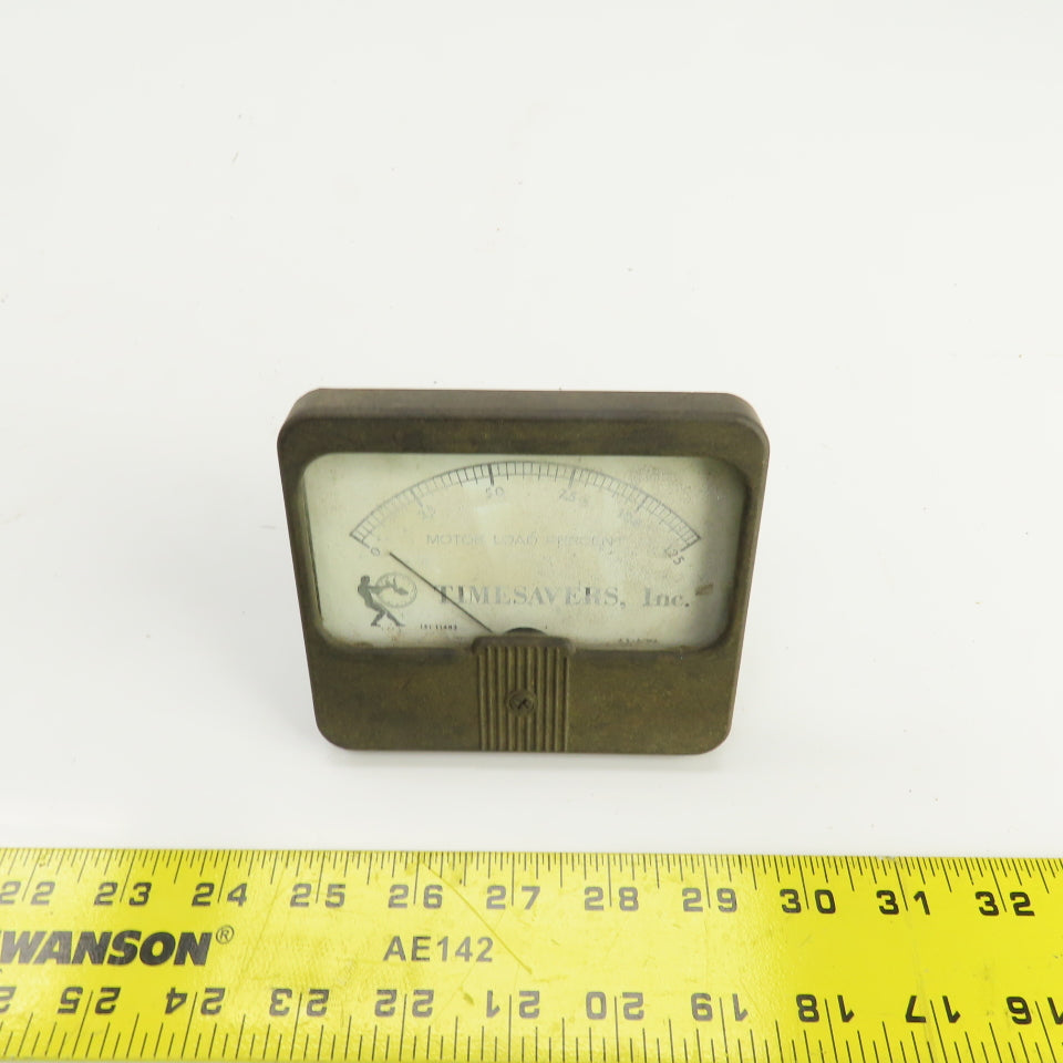 Timesavers Inc. 1S1 11483 FS-5 MA Motor Load Percent Gauge 0-125