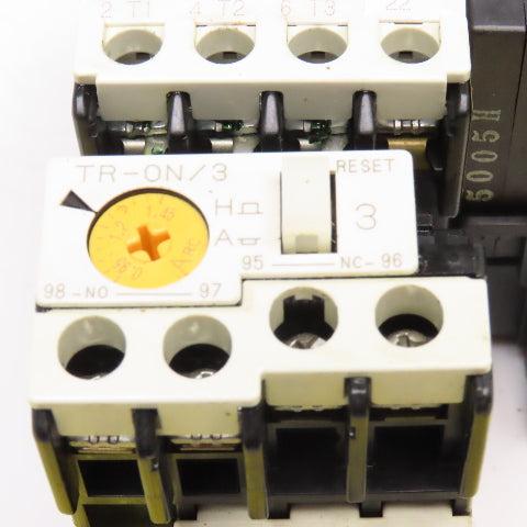 Fuji SC-0 600V 5.5kW Reversing Motor Contactor 0.95-1.45A trip