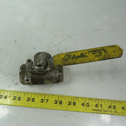 Apollo 3/4" FNPT 3 Way Stainless Steel Ball Valve 800 WOG