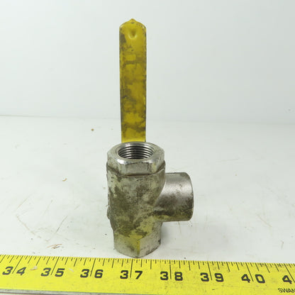 Apollo 3/4" FNPT 3 Way Stainless Steel Ball Valve 800 WOG