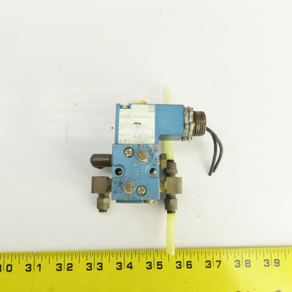 MAC 612B-11-111CA 4-Way 2 Position Pneumatic Air Solenoid Valve 120V 150PSI