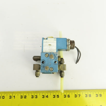 MAC 612B-11-111CA 4-Way 2 Position Pneumatic Air Solenoid Valve 120V 150PSI