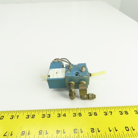 MAC 612B-11-111CA 4-Way 2 Position Pneumatic Air Solenoid Valve 120V 150PSI