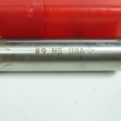 Cleveland #9 Taper Pin Reamer 4 Flute 6" LOC 11" OAL