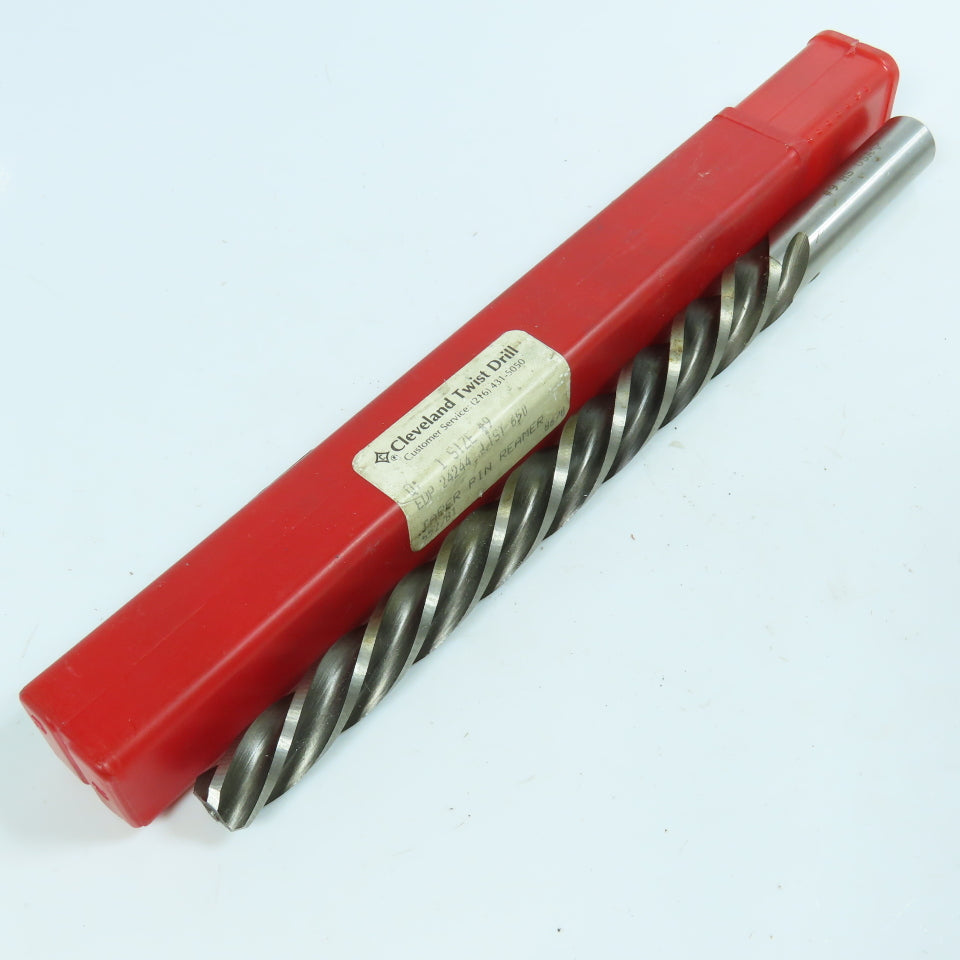 Cleveland #9 Taper Pin Reamer 4 Flute 6" LOC 11" OAL