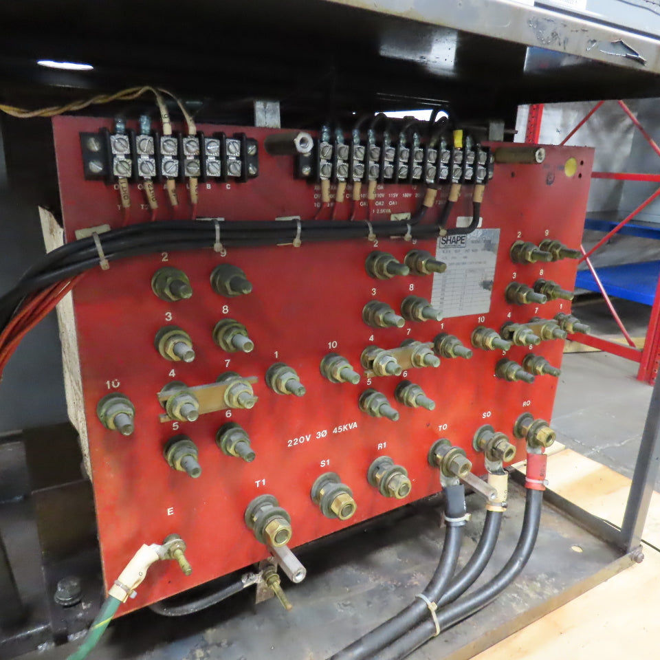 Shape Magnetronics 210-480V Pri 55.5kVa 100-220Y Sec. 50/60Hz 3Ph Transformer