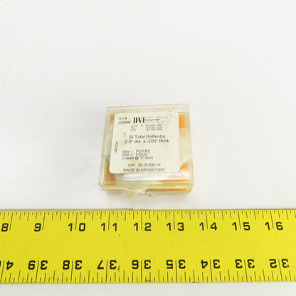 Iivi Infrared Si Total Reflector 2.0" ODx0.200" Thick Side 1 PO/TRZ Side 2 FG/UC