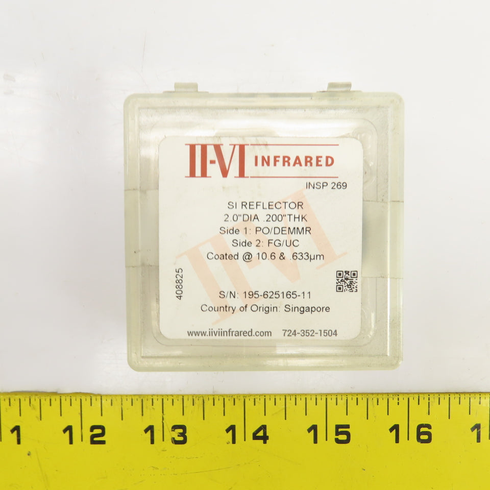 Iivi Infrared Si Total Reflector 2" ODx0.200" Thick Side 1 PO/DEMMR Side 2 FG/UC